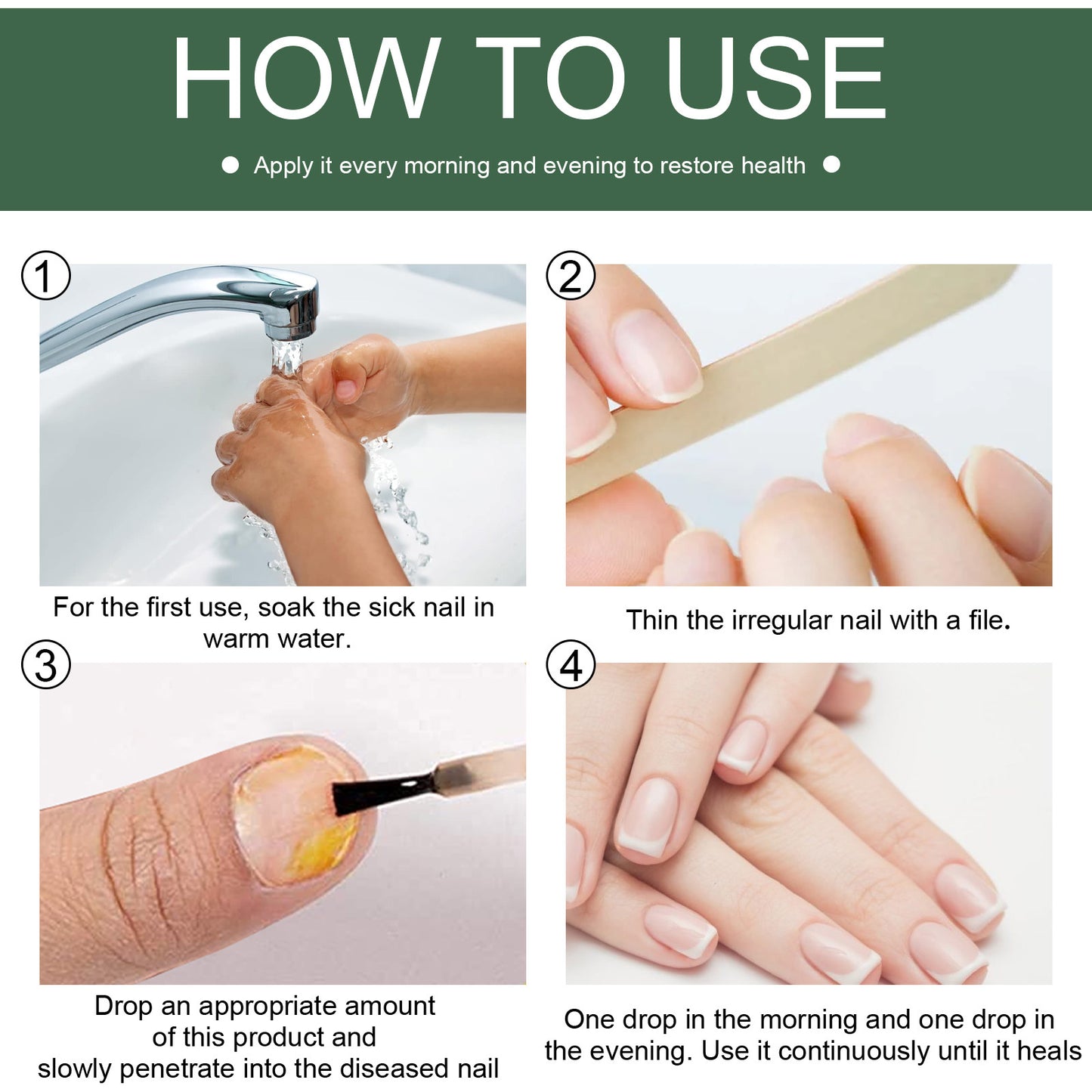 EELHOE Nail Treatment 30ml Nails With Thick Nails And Soft Nails That Gently Cleanse And Moisturize The Nails